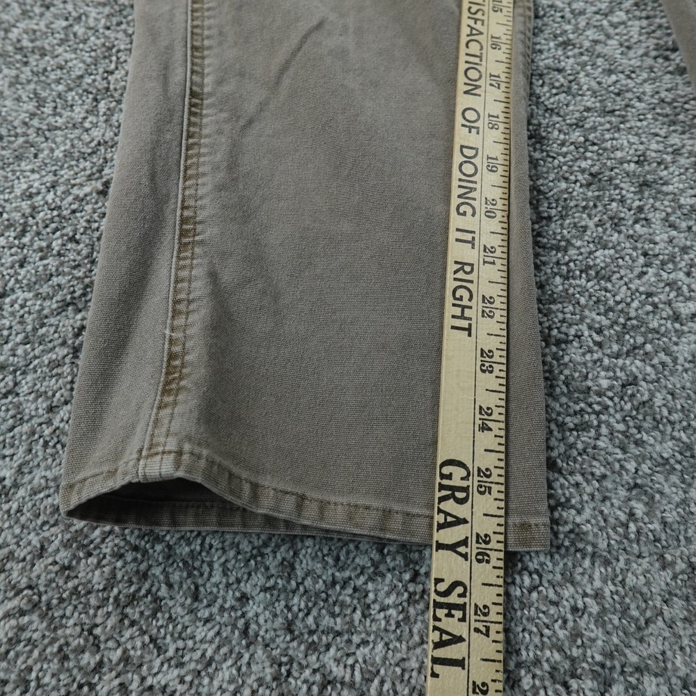Abercrombie & Fitch Men's Cargo Pants in Olive Brown 32 x 27 Altered. Cool pants - Picture 4 of 10